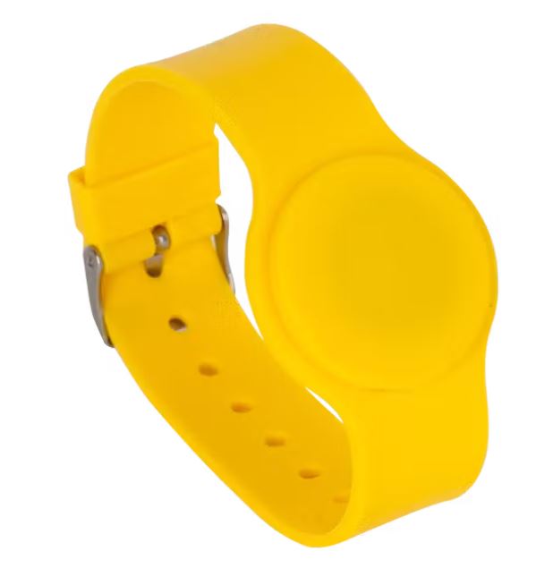 125kHz kar�ra t�pus� RFID k�rtya HT4168 chippel, s�rga, IDT-4009EM-yo
